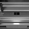 ZLINE Autograph Edition 36-Inch 19.6 cu. ft. French Door Built-In Bottom Freezer Refrigerator with Water Dispenser and Ice Maker in White Matte with Stainless Steel Interior and Champagne Bronze Accents (SRBIVZ-WM-36-CB)