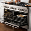 ZLINE 5-Piece Appliance Package - 60-Inch Dual Fuel Range, Refrigerator, Convertible Wall Mount Hood, Microwave Drawer, and 3-Rack Dishwasher in Stainless Steel (5KPR-RARH60-MWDWV)