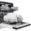 ZLINE 5-Piece Appliance Package - 30-Inch Gas Range, Refrigerator, Convertible Wall Mount Hood, Microwave Drawer, and 3-Rack Dishwasher in Black Stainless Steel (5KPR-SGRBRH-MWDWV)