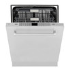 ZLINE 5-Piece Appliance Package - 30-Inch Gas Range, Hood, Refrigerator, Dishwasher, and Microwave Drawer in Stainless Steel