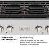ZLINE 48-Inch Paramount Gas Rangetop with 8 Burner DuoPro™ Cooktop in Stainless Steel (PSRT48)