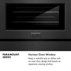 ZLINE 36-Inch 5.2 Cu. Ft. Paramount Dual Fuel Range with 6 Burner Gas Cooktop and Electric Convection Oven in Black Satin (SDRBS-36)