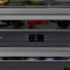 ZLINE Autograph 36-Inch Black Stainless Steel Built-In Refrigerator w/ Gray Interior & Gold Helix Handles (GRBITZ-BS36-KG)