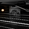 ZLINE Designer 36-Inch 5.2 Cu. Ft. Paramount Gas Range with 6 Burner Cooktop in Black Satin with Black and Champagne Bronze Helix Handle (SGRBSZ-36-MBCB)