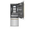 ZLINE Autograph 30-Inch Built-In Refrigerator w/ Gray Interior and Champagne Bronze Helix Handles (GRBIVZ-30430KCB)