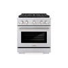 ZLINE 30-Inch 4.2 cu. ft. Paramount Dual Fuel Range with 4 Burner DuoPro™ Cooktop and Electric Convection Oven in Stainless Steel (PSDR30)