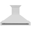ZLINE Autograph Edition 3-Piece Appliance Package - 48-Inch Gas Range, Wall Mounted Range Hood, & 24-Inch Tall Tub Dishwasher in Stainless Steel with Matte Black Trim (3AKPR-SGRRH48-MB)