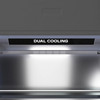ZLINE Autograph 36-Inch Black Stainless Steel Built-In Refrigerator w/ Gray Interior & Bronze Helix Handles (GRBITZ-BS36-KCB)