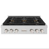 ZLINE 36-Inch Paramount Gas Rangetop with 6 Burner DuoPro™ Cooktop in Stainless Steel (PSRT36)