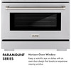 ZLINE Autograph 36-Inch Paramount DuoPro Dual Fuel Range in Stainless Steel with Gold Helix Handle (PSDRZ-36-KG)