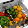 ZLINE Autograph 24-Inch Touchstone Refrigerator Drawer with Steel Doors & Gold Helix Handles (RDSOZ-ST-24-KG)