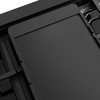 ZLINE Autograph Edition 48-Inch Paramount Gas Rangetop with 8 Burner DuoPro™ Cooktop in Black Stainless Steel and Polished Gold Accents (PSRTBZ-48-G)