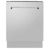 ZLINE 3-Piece Appliance Package - 36-inch Gas Range, Tall Tub Dishwasher & Premium Hood in Stainless Steel (3KP-SGRRH36-DWV)