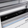ZLINE Autograph Edition 36-Inch 19.8 cu. ft. Built-In Bottom Freezer Refrigerator with Water Dispenser and Ice Maker in Black Stainless Steel and Polished Gold Accents (RBITZ-BS-36-G)