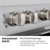 ZLINE Appliance Package - 30-Inch Stainless Steel Gas Range, Modern Over The Range Microwave and Tall Tub Dishwasher (3KP-SGROTR30-DWV)