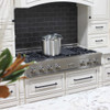 ZLINE 2-Piece Appliance Package - 48-Inch Rangetop and Convertible Range Hood in Satin Stainless Steel (2KP-RTSRH48)