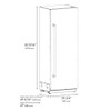 ZLINE 54-Inch Column 16.7 Cu. Ft. Refrigerator and 12.4 Cu. Ft. Freezer in Black Stainless Steel with Gold Accent