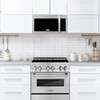ZLINE 2-Piece Appliance Package - 30-Inch Gas Range and Over-the-Range Microwave in Stainless Steel (2KP-SGROTR30)