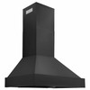 ZLINE 4-Piece Appliance Package - 36-Inch Gas Range, Convertible Wall Mount Hood, Microwave Oven, and 3-Rack Dishwasher in Black Stainless Steel (4KP-SGRBRH36-MODWV)
