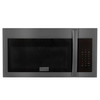 ZLINE 3-Piece Appliance Package - 30-Inch Rangetop, Over-the-Range Microwave Oven, and  Double Wall Oven in Black Stainless Steel (3KP-RTBOTR30-AWD)