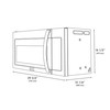 ZLINE 3-Piece Appliance Package - 30-Inch Rangetop, Over-the-Range Microwave Oven, and  Double Wall Oven in Black Stainless Steel (3KP-RTBOTR30-AWD)