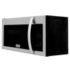 ZLINE 2-Piece Appliance Package - 30-Inch Rangetop and Over-the-Range Microwave with Modern Handle in Stainless Steel (2KP-RTOTR30)