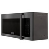 ZLINE 2-Piece Appliance Package - 30-Inch Dual Fuel Range & Over-the-Range Microwave in Black Stainless Steel