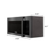 ZLINE 3-Piece Appliance Package - 30-Inch Dual Fuel Range with Brass Burners, Over the RangeMicrowave/Vent Hood Combo, and 3-Rack Dishwasher in Black Stainless Steel (3KP-RABOTRH30-DWV)