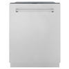 ZLINE 4-Piece Appliance Package - 36-Inch Gas Range, Hood, Refrigerator, and Dishwasher in Stainless Steel