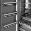 ZLINE 54-Inch Column 16.7 Cu. Ft. Refrigerator and 12.4 Cu. Ft. Freezer in Stainless Steel with Matte Black Accent