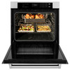 ZLINE 4-Piece Appliance Package - 30-Inch Rangetop, 30” Wall Oven, 36” Refrigerator with Water Dispenser, and 30-Inch Microwave Oven in Stainless Steel (4KPRW-RT30-MWAWS)