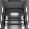 ZLINE 48-Inch Column 16.7 Cu. Ft. Refrigerator and 8.6 Cu. Ft. Freezer in Panel Ready with Matte Black Accent