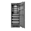 ZLINE 48-Inch Column 16.7 Cu. Ft. Refrigerator and 8.6 Cu. Ft. Freezer in Panel Ready with Matte Black Accent