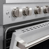 ZLINE 3-Piece Appliance Package - 30-Inch Gas Range, Microwave Oven and Dishwasher in Satin Stainless Steel (3KP-SGRSOTRHDWV30)