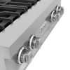 ZLINE 2-Piece Appliance Package - 30-Inch Rangetop & 30-Inch Double Wall Oven in Stainless Steel (2KP-RTAWD30)