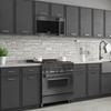 ZLINE 2-Piece Appliance Package - 30-Inch Rangetop and Over-the-Range Microwave with Traditional Handle in Black Stainless Steel (2KP-RTBOTRH30)