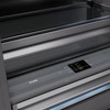 ZLINE Autograph Edition 72-Inch 39.6 cu. ft. French Door Built-In Bottom Freezer Refrigerator with Water Dispensers and Ice Makers in Black Stainless Steel with Graphite Gray Interior and Champagne Bronze Accents (GRBITZ-BS-72-CB)