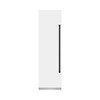 ZLINE 48-Inch Column 12.5 Cu. Ft. Refrigerator and 12.4 Cu. Ft. Freezer in White Matte with Matte Black Accents