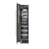 ZLINE 42-Inch Column 12.5 Cu. Ft. Refrigerator and 8.6 Cu. Ft. Freezer in White Matte with Champagne Bronze Accent