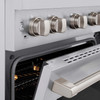 ZLINE 2-Piece Appliance Package - 30-inch Gas Range & Convertible Vent Range Hood in Stainless Steel (2KP-SGRRH30)