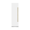 ZLINE 54-Inch Column 16.7 Cu. Ft. Refrigerator and 12.4 Cu. Ft. Freezer in White Matte with Bronze Accent