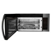 ZLINE 2-Piece Appliance Package - 30-Inch Rangetop and Over-the-Range Microwave with Modern Handle in Black Stainless Steel (2KP-RTBOTR30)