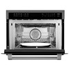 ZLINE 4-Piece Appliance Package - 30-Inch Dual Fuel Range, Refrigerator, Microwave Oven, and 3-Rack Dishwasher in Black Stainless Steel