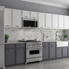 ZLINE 2-Piece Appliance Package - 30-Inch Rangetop and Over-the-Range Microwave with Modern Handle in Satin Stainless Steel (2KP-RTSOTR30)