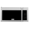 ZLINE 2-Piece Appliance Package - 30-Inch Rangetop and Over-the-Range Microwave with Modern Handle in Satin Stainless Steel (2KP-RTSOTR30)