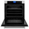 ZLINE 2-Piece Appliance Package - 30-Inch Electric Wall Oven with Self-Clean & 30-Inch Build-In Microwave Oven in Satin Stainless Steel