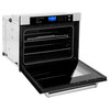 ZLINE 2-Piece Appliance Package - 30-Inch Electric Wall Oven with Self-Clean & 30-Inch Build-In Microwave Oven in Satin Stainless Steel