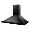 ZLINE 4-Piece Appliance Package - 30-inch Gas Range, Dishwasher, Microwave Drawer & Convertible Wall Mount Range Hood in Black Stainless Steel (4KP-SGRBRH30-MWDW)