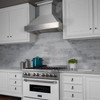 ZLINE 3-Piece Appliance Package - 36-inch Gas Range, Tall Tub Dishwasher & Premium Wall Mount Hood in Satin Stainless Steel (3KP-SGRSRH36-DWV)