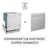 ZLINE 3-Piece Appliance Package - 30-Inch Dual Fuel Range, Microwave Oven and Dishwasher in Satin Stainless Steel (3KP-RASOTRHDW30)